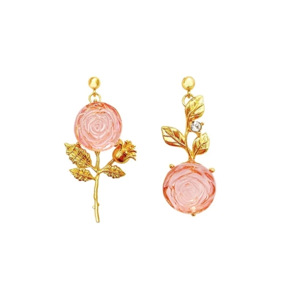 Rose Design Earrings